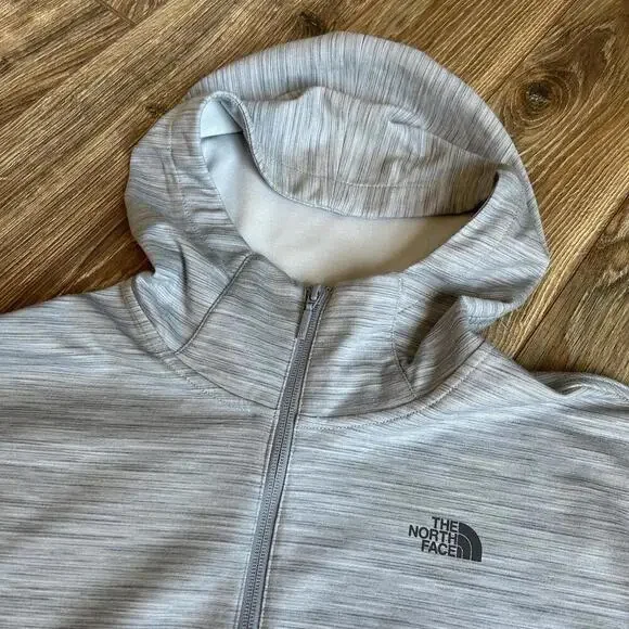 NWT The North Face Women's Size XS Cozy Slacker Full Zip Jacket Grey Heather - Picture 5 of 9